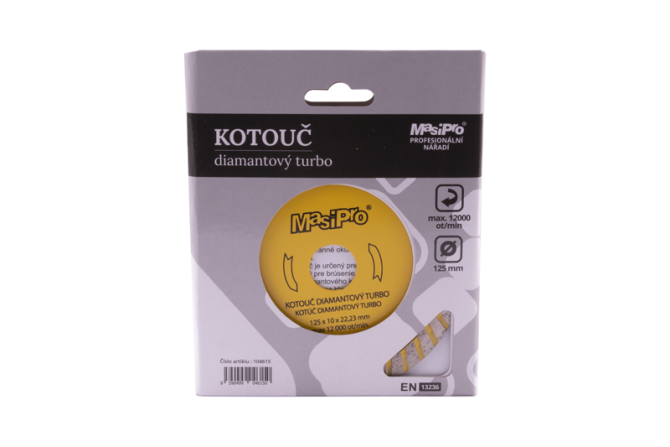 detail Kotouč diamant.turbo 125 mm
