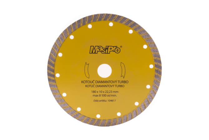 detail Kotouč diamant.turbo 180 mm