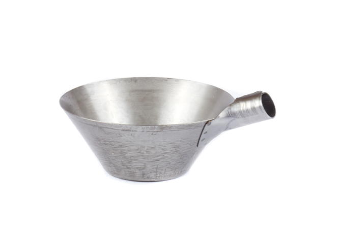 detail Naběračka OCEL 21,5 cm/s tulejí