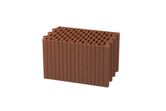 detail Cihla KMB Profiblok 240 P10 Brus P 372×240×249 mm (72)