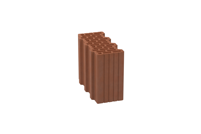 detail Cihla KMB Profiblok 300 1/2 P10 Brus P 125×300×249 mm (96)