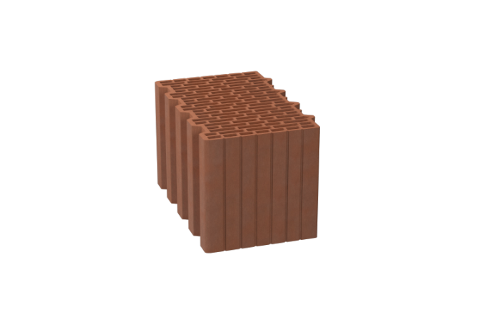 detail Cihla KMB Profiblok 400 P10 Brus C 247×400×249 mm (72)