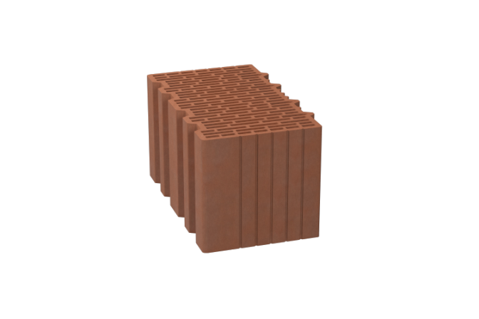 detail Cihla KMB Profiblok 440 P10 Brus P 247×440×249 mm (60)