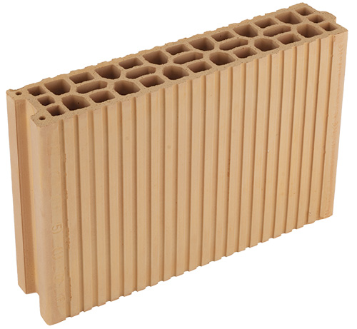 detail Věncovka Heluz 8/29 broušená 375x80x289mm (108)