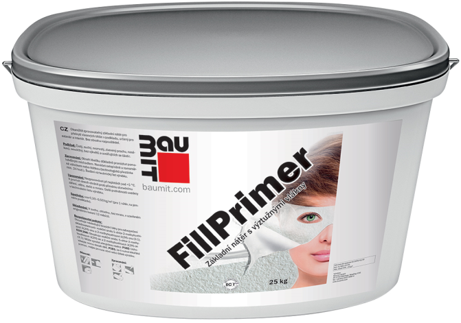 detail Nátěr základní fasádní Baumit FillPrimer 25 kg