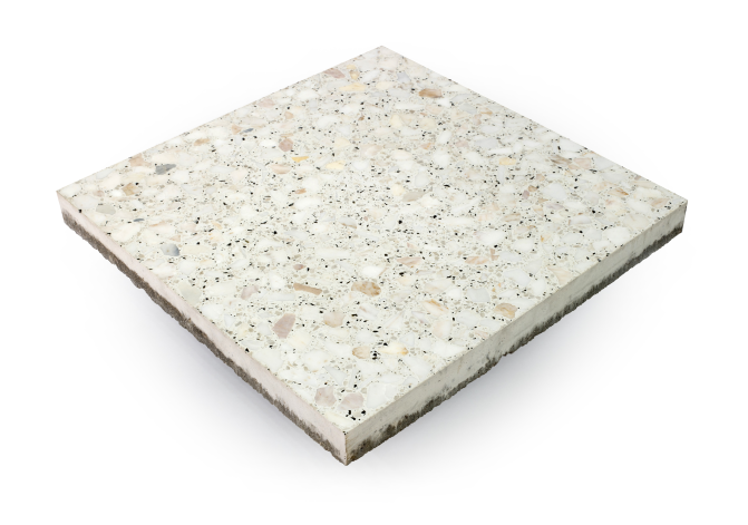 detail Dlažba teracová Cidemat Tereza TA 234 300×300×30 mm hladká bílá (14,04)