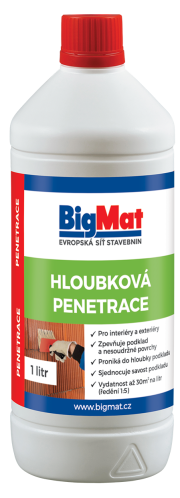 Penetrace hloubková BigMat 1l