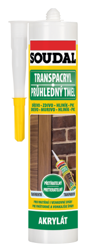 detail Tmel průhledný Transpacryl 300 ml