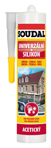 detail Silikon univerzální hnědá 280 ml