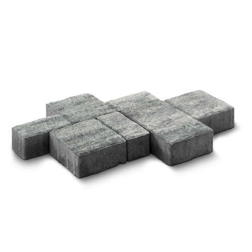 detail Dlažba betonová CS-BETON HISTORI 60 mm skladba colormix noarblanc