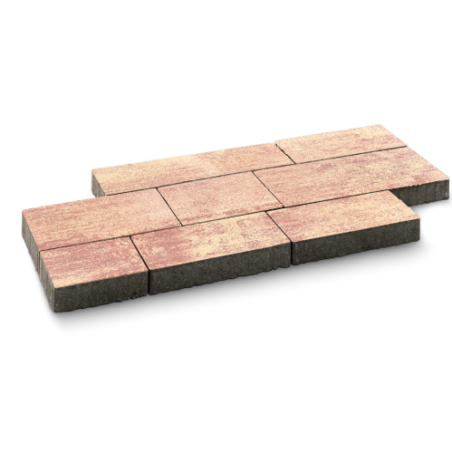 detail Dlažba betonová CS-BETON VALENCIA 60 mm colormix alba CP Plus