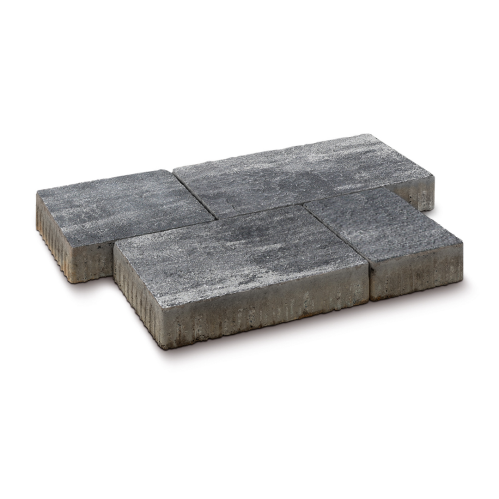 detail Dlažba betonová CS-BETON CORTILA 80 mm colormix noarblanc antiko CP Plus