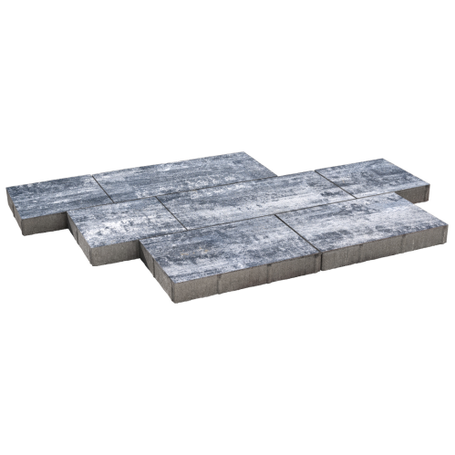 detail Dlažba betonová CS-BETON VENEZIA 80 mm colormix noarblanc light