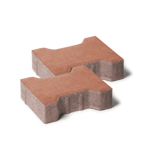 detail Dlažba betonová CS-BETON KOST 60 mm neskladba červená