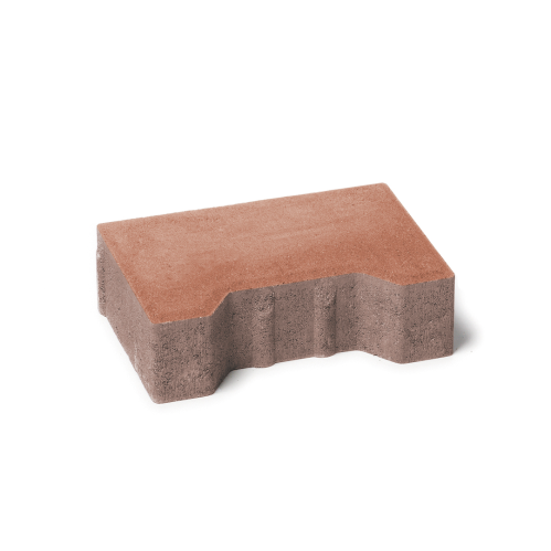 detail Dlažba betonová CS-BETON KOST 60 mm krajovka neskladba červená