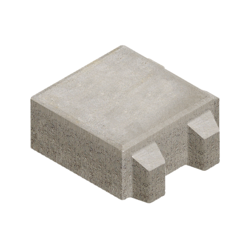 detail Dlažba betonová CS-BETON QUADRO vegetační neskladba 200×200×80 mm šedá