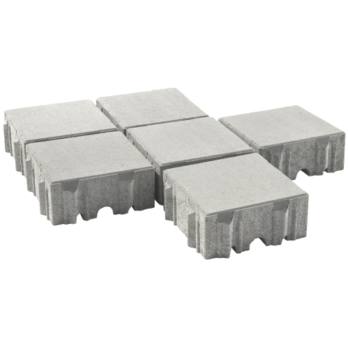 detail Dlažba betonová CS-BETON LAGO neskladba 200×200×80 mm šedá