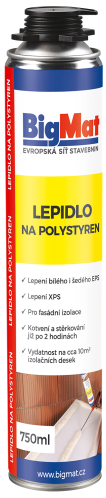 detail Lepidlo na polystyren BigMat 750 ml
