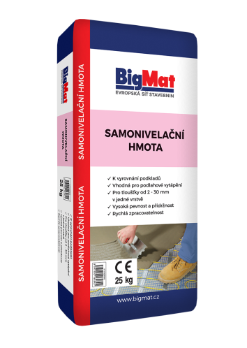 detail Hmota samonivelační BigMat 25 kg