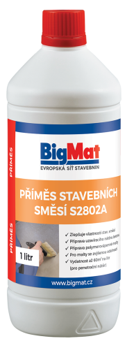 detail Příměs stavebních směsí S2802A BigMat 1 l