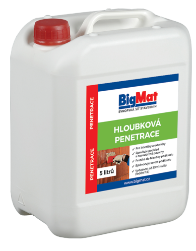 detail Penetrace hloubková BigMat 5 l