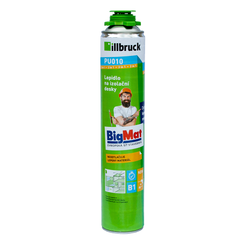 detail Lepidlo na izolační desky (PU010) BigMat 750 ml