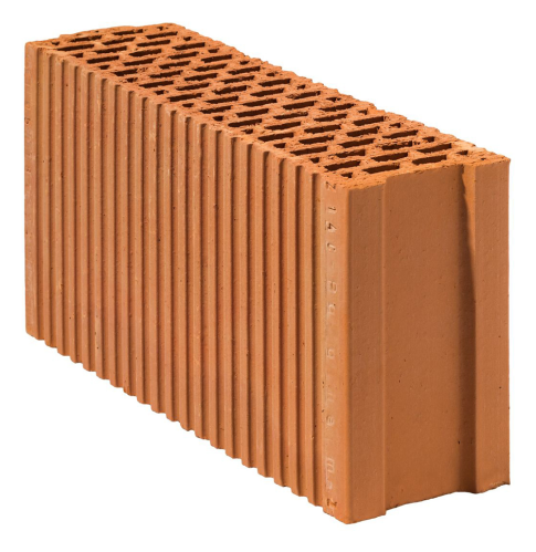 detail Cihla Porotherm 14 P+D 497x140x238mm P10 (80)