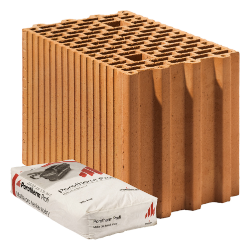 detail Cihla Porotherm 24 Profi 372x240x249mm P15 (60)