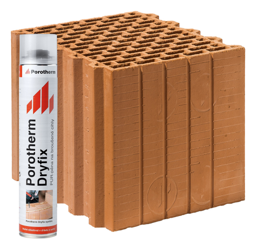 detail Cihla Porotherm 30 Dryfix 247x300x249mm P15 (80)
