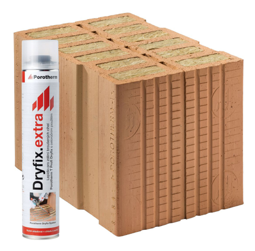detail Cihla Porotherm 38 1/2 TB Dryfix 123x380x249mm P10 (144)