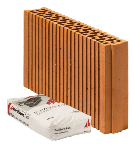 detail Cihla Porotherm 8 Profi 500x80x249mm P12 (120)