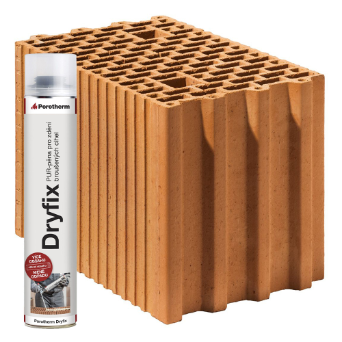 detail Cihla Porotherm 24 Dryfix 373x240x249mm P15 (60)
