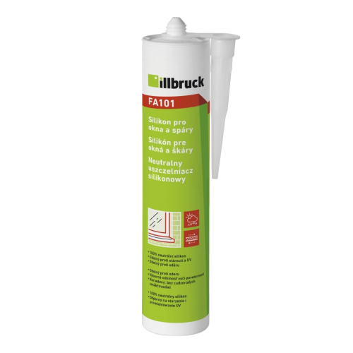 detail Tmel silikonový pro okna a spáry (FA101) beton.šedý 310ml