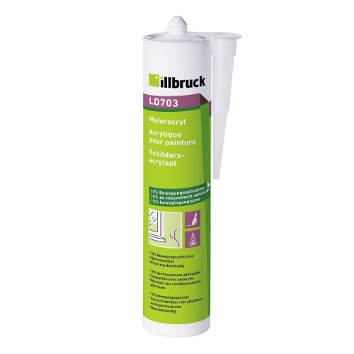 detail Tmel akrylový malířský (LD703) bílý 310ml