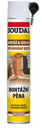 detail Pěna montážní trubičková 750 ml