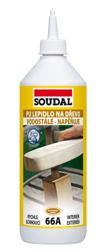 detail Lepidlo PU na dřevo 66A 250 g