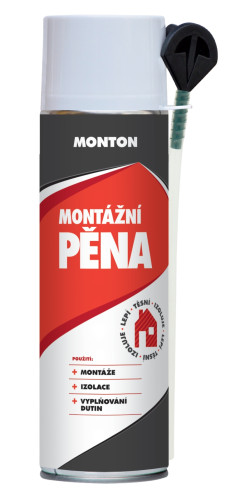 detail Pěna montážní trubičková Monton 500 ml