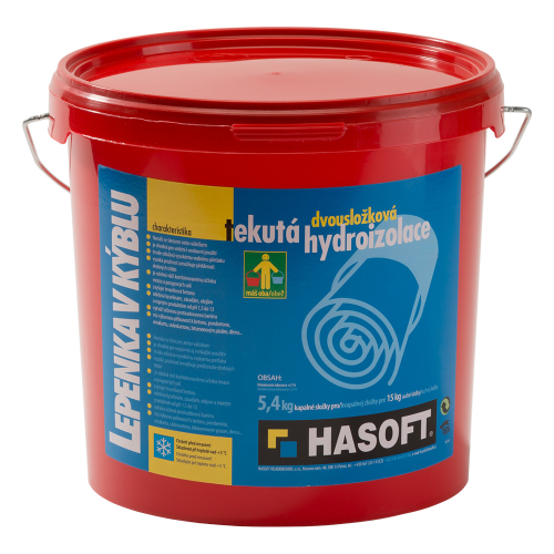 detail Hydroizolace Lepenka v kýblu 20,4 kg (15 kg + 5,4 kg)