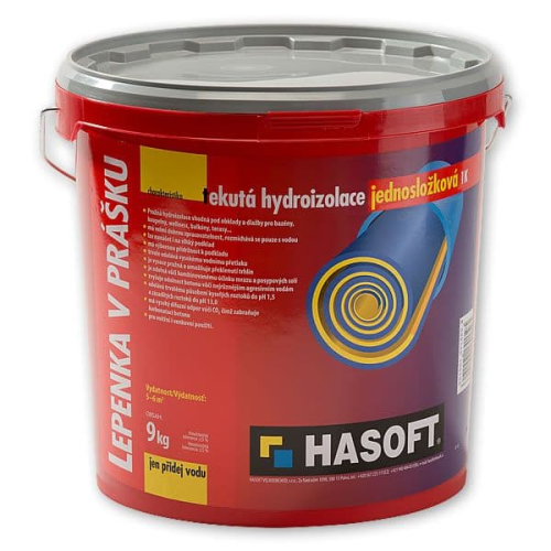detail Suspenze těsnicí Hasoft Lepenka v prášku 9 kg