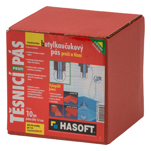 detail Pás těsnicí Profi červený 120mm/10m