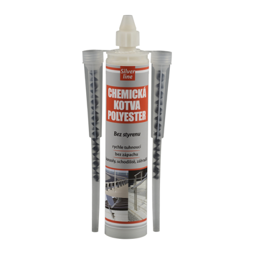 detail Kotva chemická polyester Silver line bez styrenu 300 ml