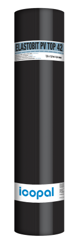 detail Pás asfaltový Elastobit TOP 42 tl. 4,2 mm -15 °C modrozelený [7,5m2]