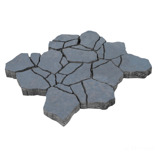 detail Dlažba betonová Diton Stone 80 mm antracit (7,62)