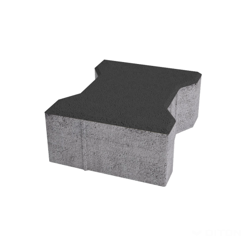 detail Dlažba betonová Íčko 80 mm černá (8)