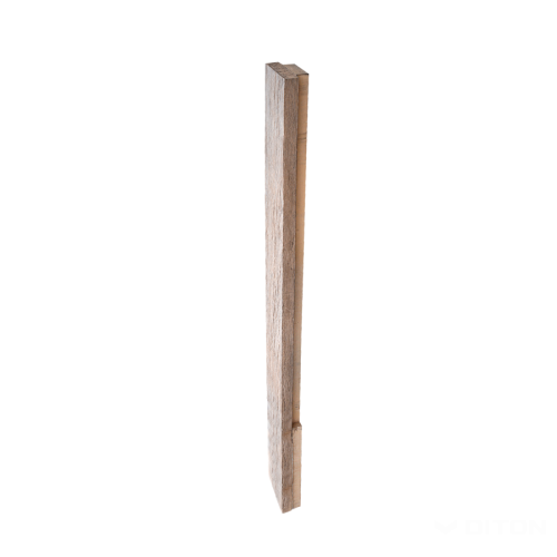 detail Sloupek plotový Diton Quick wall wood 210 250×110×3000 mm dělený průběžný dub světlý (6)