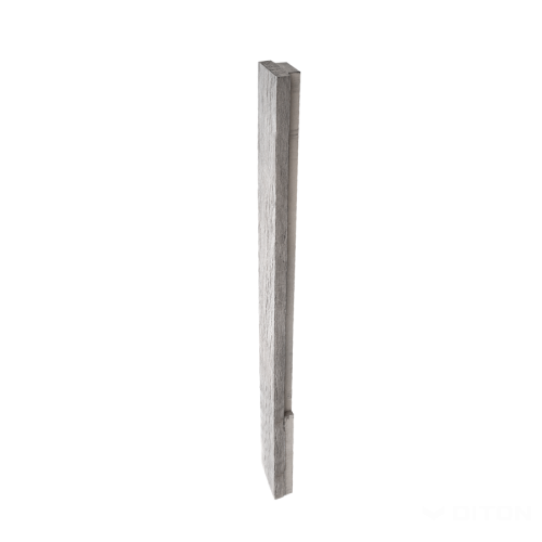 detail Sloupek plotový Diton Quick wall wood 120 250×110×2100 mm dělený průběžný dub arktic (6)