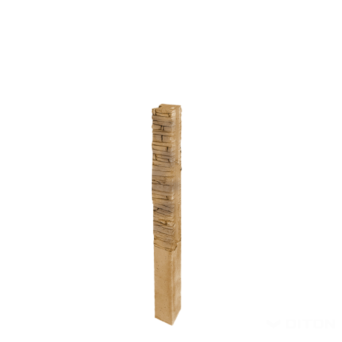 detail Sloupek plotový Diton Quick wall stone 160 150×150×2500 mm průběžný hnědý mix (8)