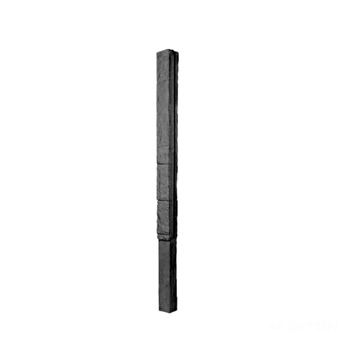 detail Sloupek plotový Diton Nová Trója 260 130×130×3310 mm průběžný antracitový (10)
