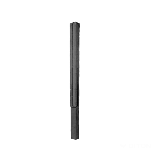 detail Sloupek plotový Diton Nová Trója 260 130×130×3310 mm rohový antracitový (10)