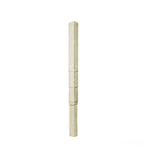 detail Sloupek plotový Diton Nová Trója 260 130×130×3310 mm koncový pískový (10)